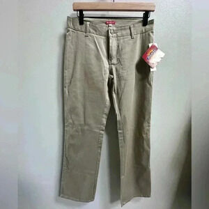 NEW | Vintage 1999 Dickies Girl Khaki Low Rise Flare Pants | Women’s Size 5 Y2K